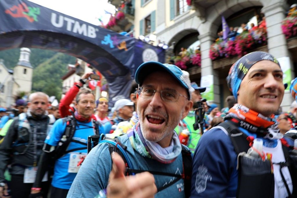 Doug Mayer at the UTMB starline 2021