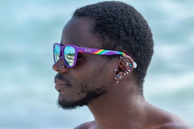 Coree Woltering in sunglasses