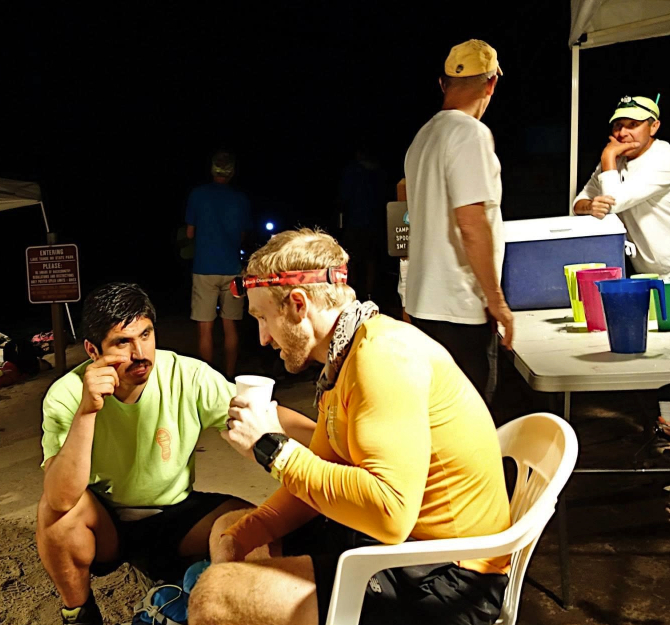 Noe volunteering at Tahoe Rim Trail 100M