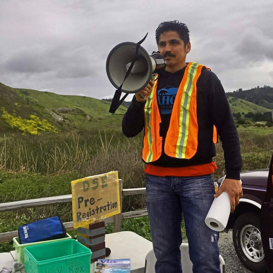Noe volunteering as an RD in San Francisco