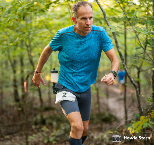 Harvey Lewis on trail