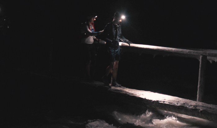 Crossing the treacherous Mowich River