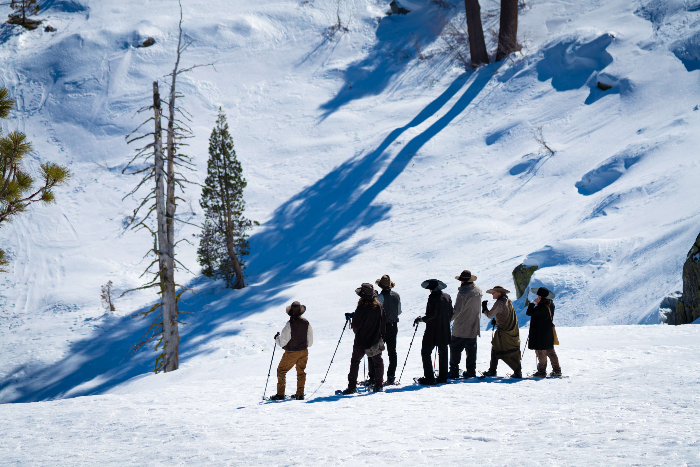 Donner party on the trail
