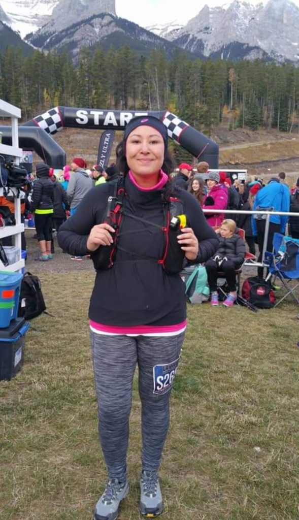 At the start line