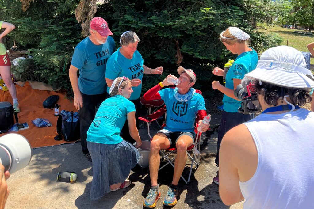 Family Crew at Western States 100.