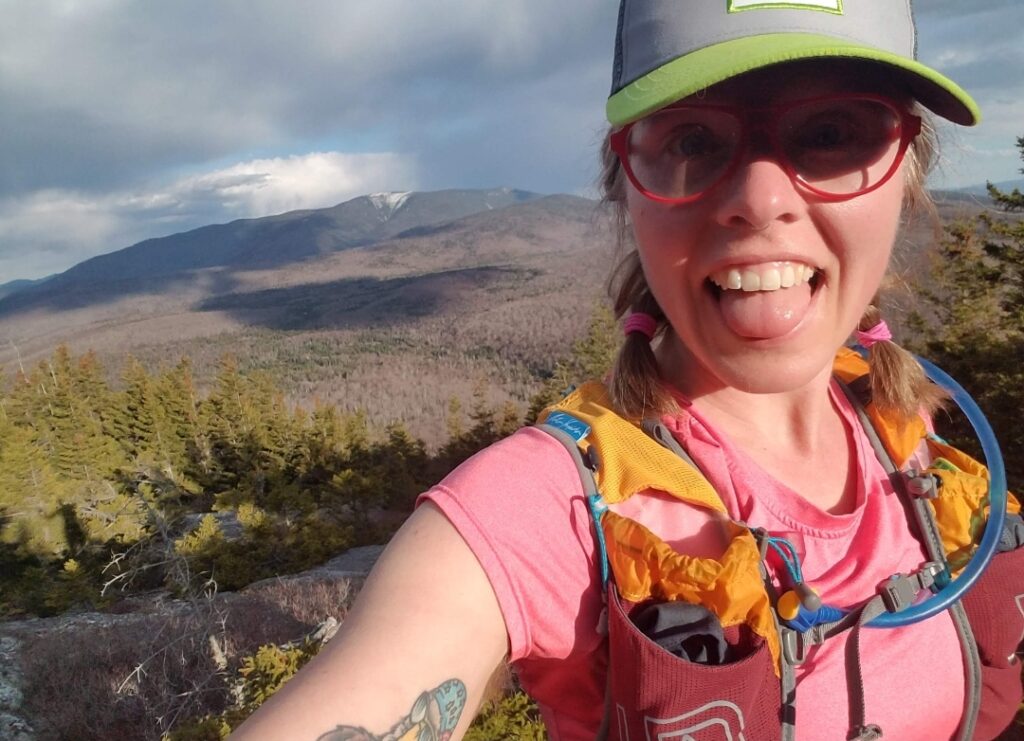 Brie Choate on her Moose Mtn Traverse FKT.