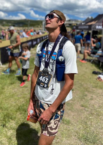 The need for Indigenous inclusion in ultrarunning 1 Connor Ryan post-race