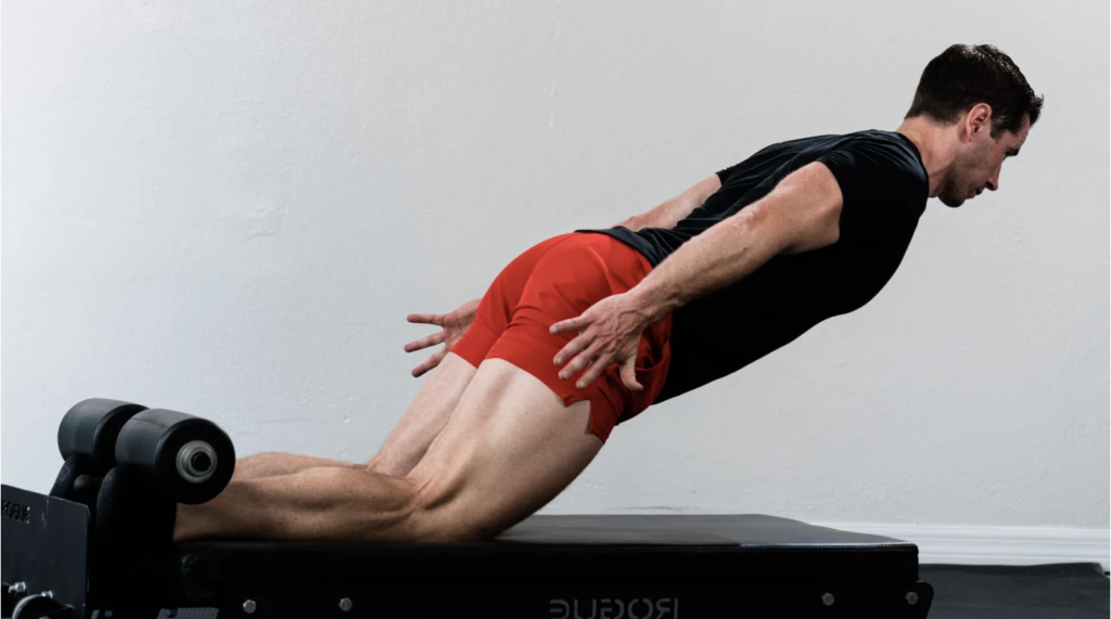 Ben Patrick in the gym
