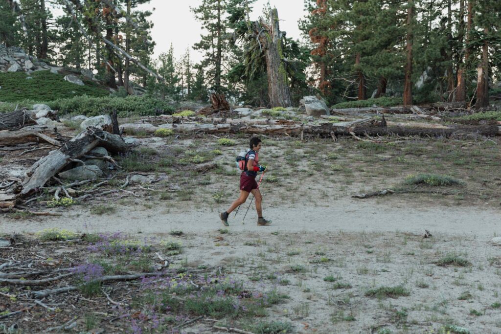 Runner on course