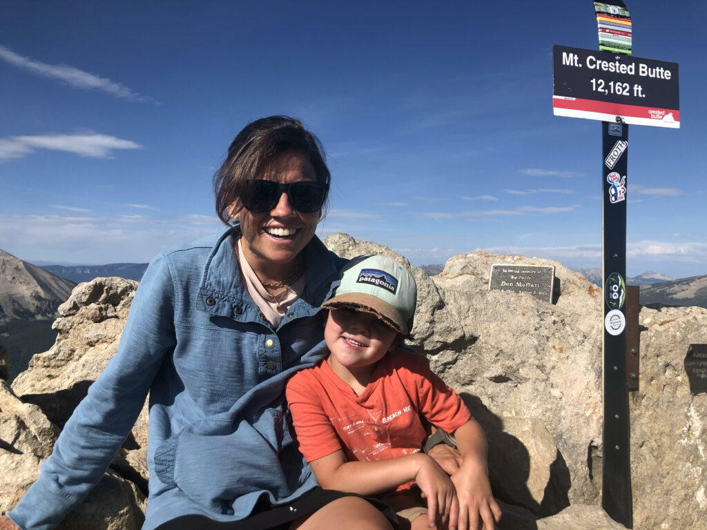 Stevie Kremer on Mt. Crested Butte