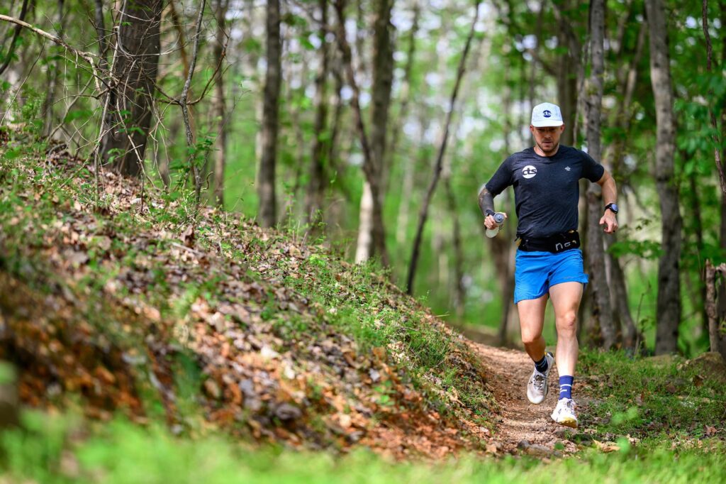 Runner on trail