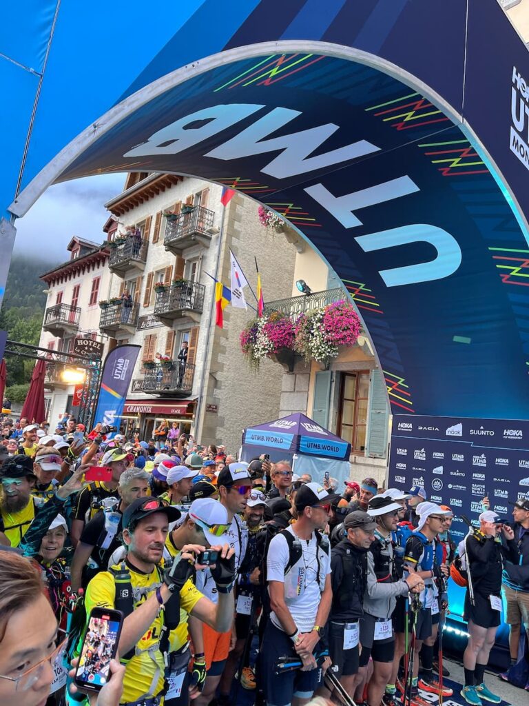 UTMB start line