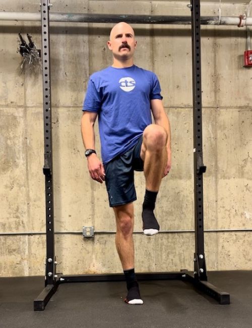 stand on one foot