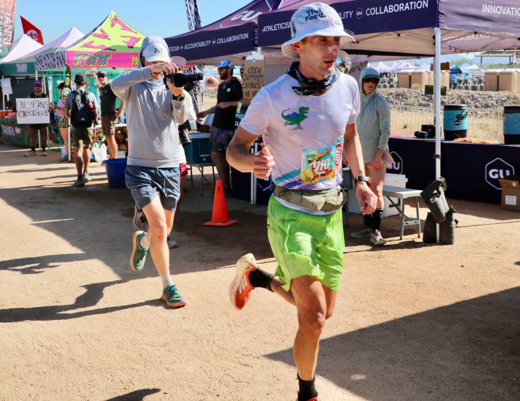 David Roche running