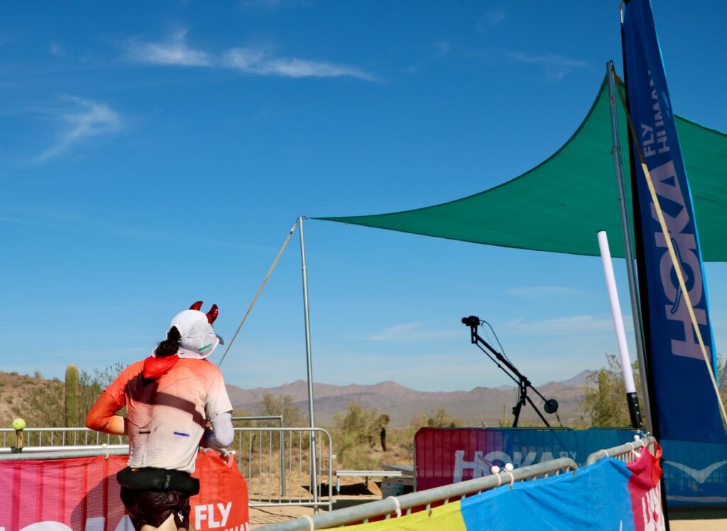ATTENTION ELITES: You can run in costume and still be victorious. Jeff Mogavero finished 2nd place overall, securing his Golden Ticket, all while rockin' devil horns. 😈