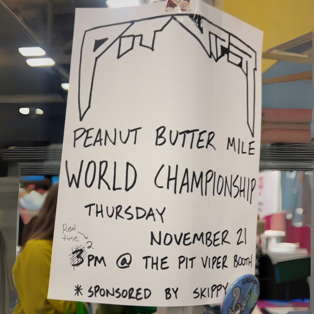 The Peanut Butter Mile World Championship