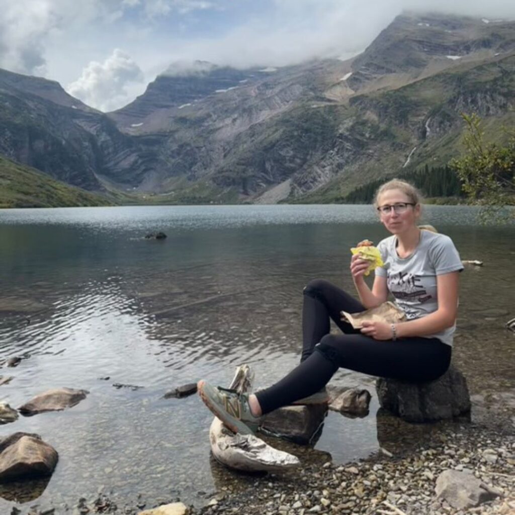 Eating on the trail