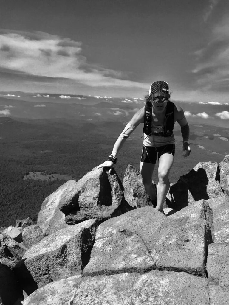 Molly running on rock