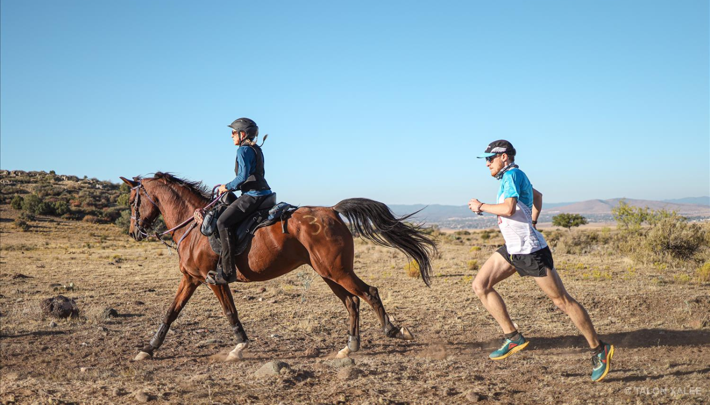 Man Against Horse Race