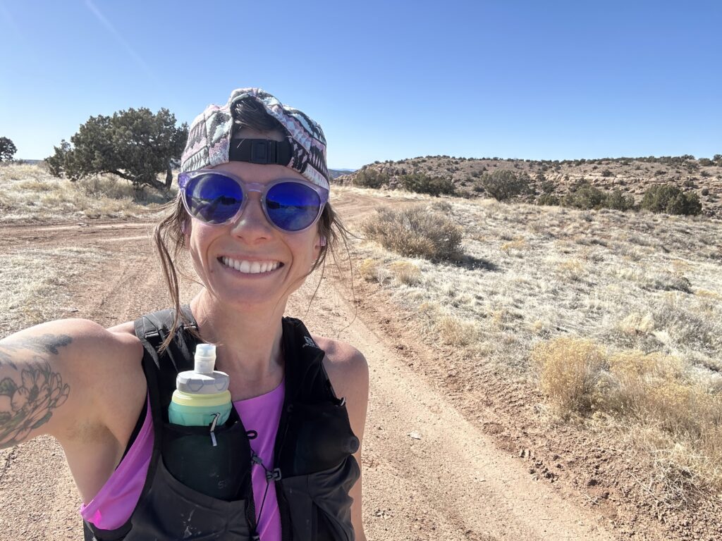 Zoë Rom desert running