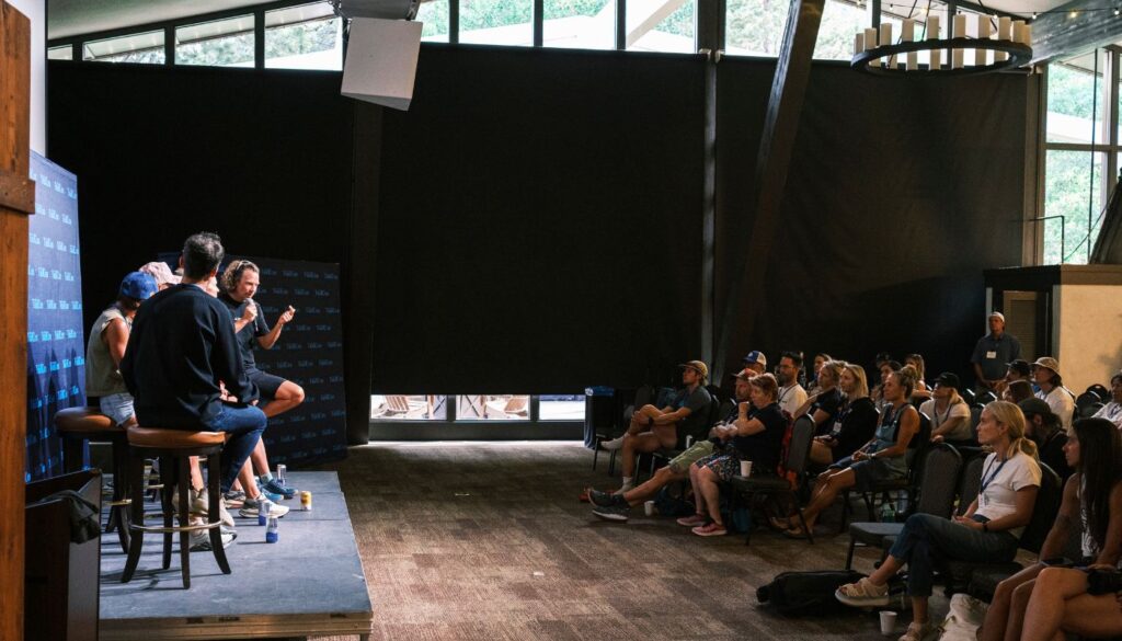 Opinion: This is the Biggest Moment in American Trail Running. 4 TrailCon Athlete Panel 📸 Ryan Thrower