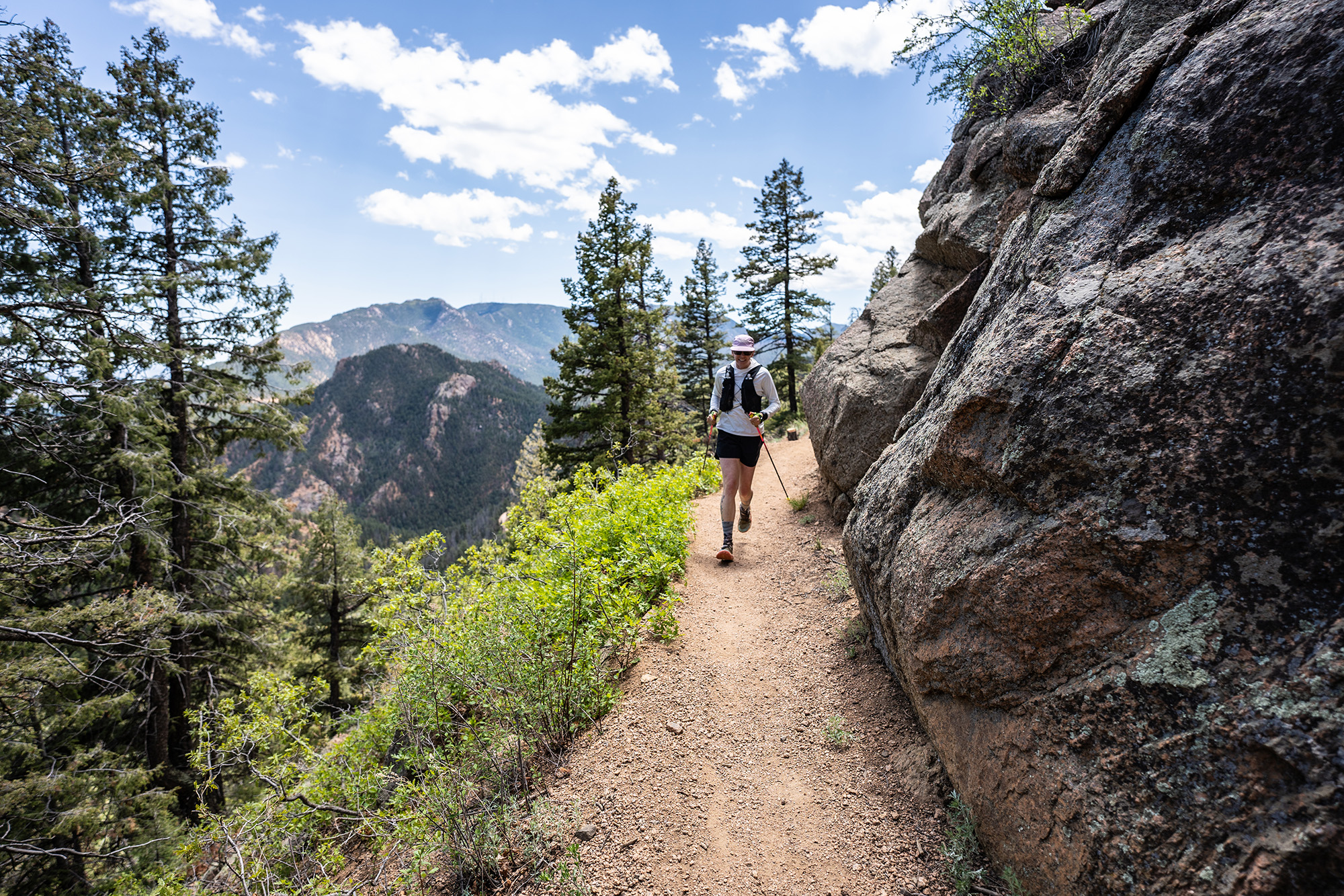 Runner on a trail