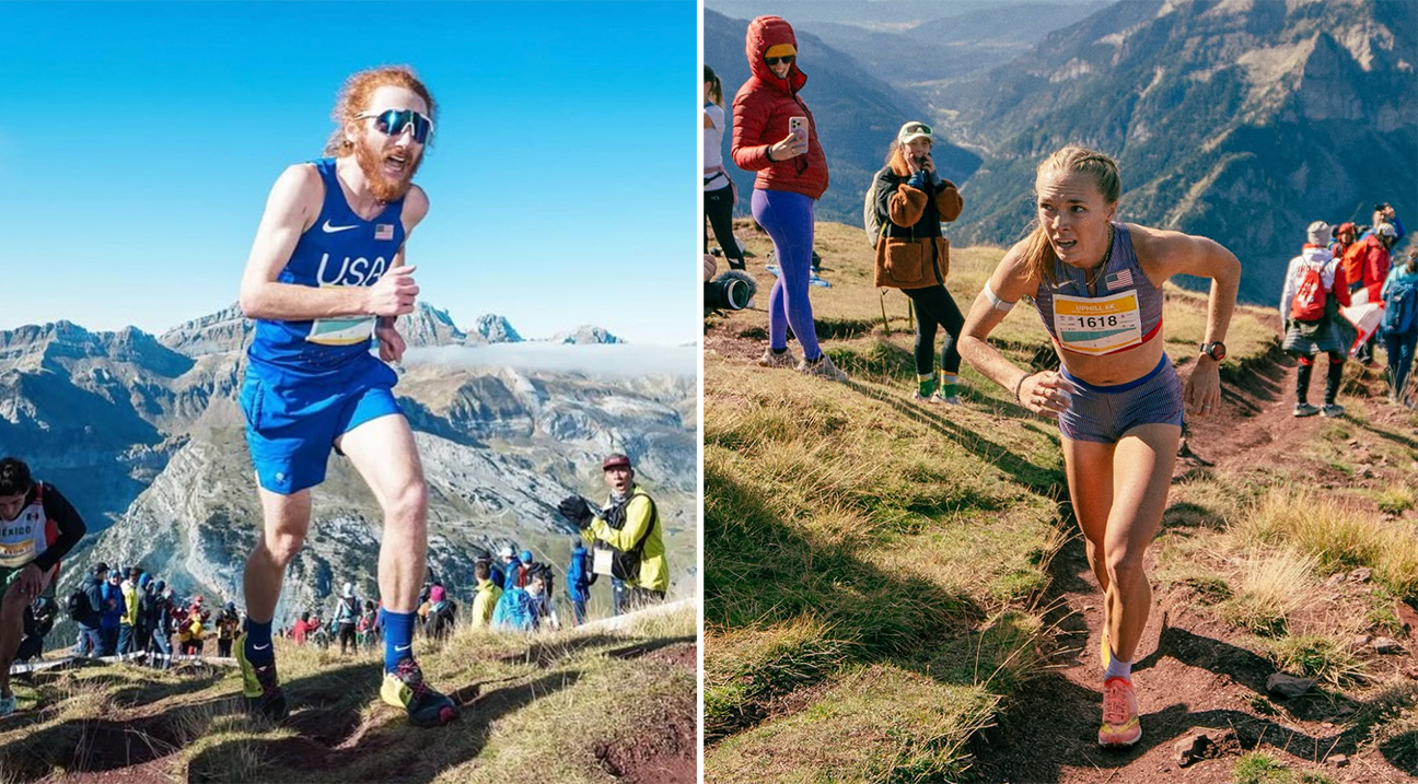 Cameron Smith and Anna Gibson mountain runners