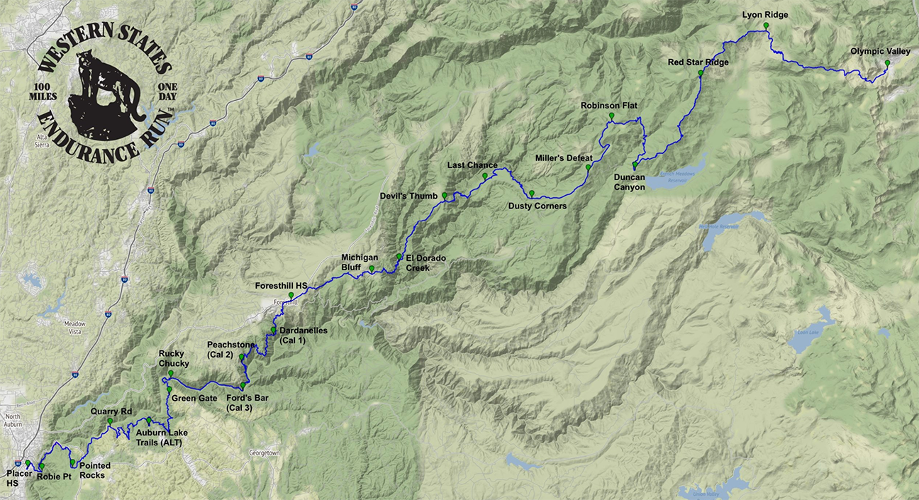 Everything You Need to Know About Western States 2026 1 Western States 2026 course map