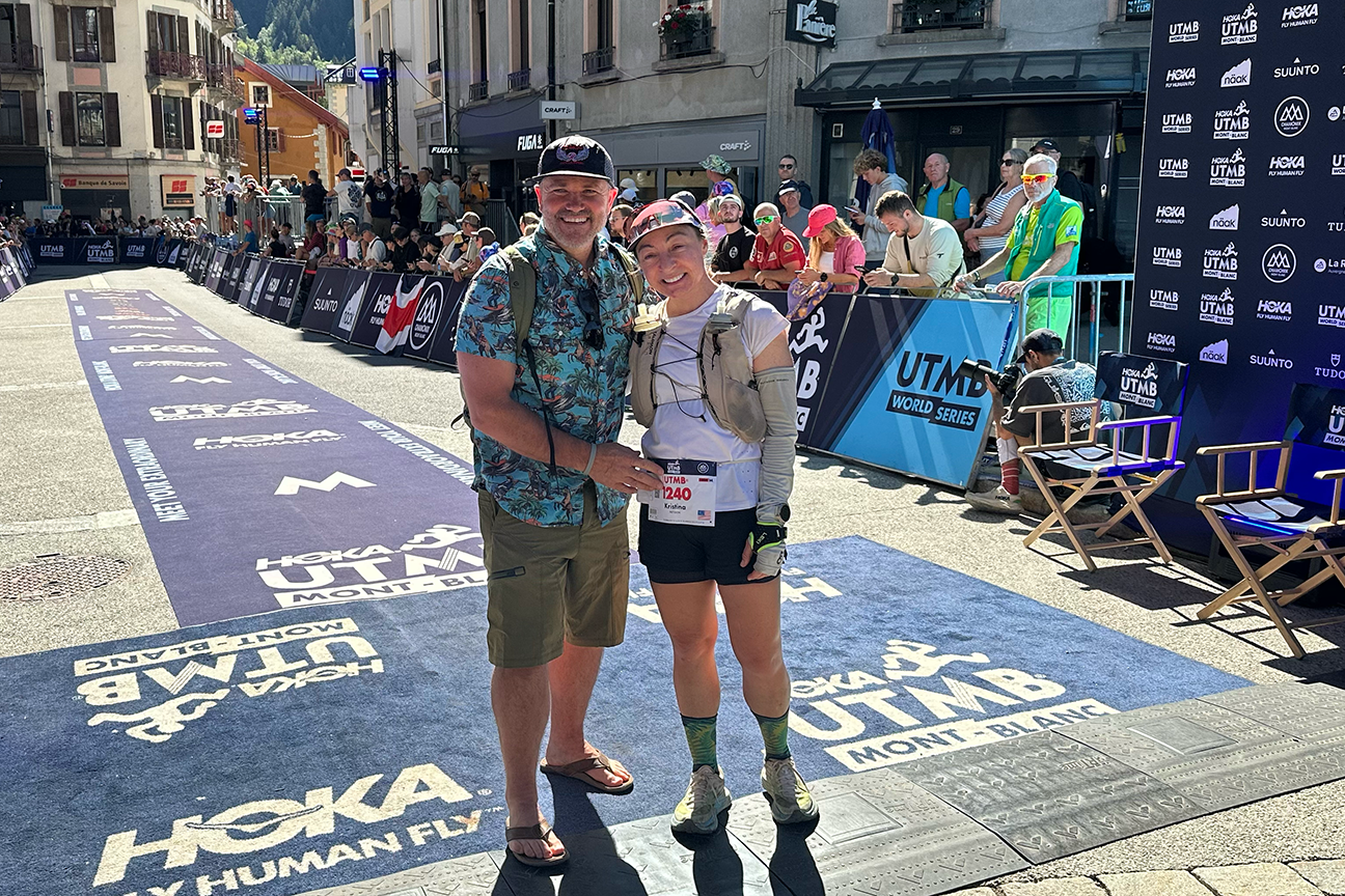 A Golden Day at UTMB: Kristina Pattison